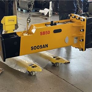 सोसन SB50 फास्ट डिलीवरी हाइड्रोलिक रॉक रॉक ब्रेक हैमर ब्रेकर्स 100 मिमी चिसल 11-15 टन के लिए - Product Image 1