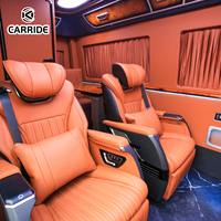 CARRIDE Sprinter Conversion, Furgoneta Ejecutiva VIP Mercedes-Benz Personalizada de Lujo con Separación de Espacios, Techo Alto con TV y Techo de Cielo Estrellado