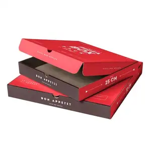 Pizzadoos Gekleurde Biologisch Afbreekbare Kartonnen Dozen Voor Pizza Herbruikbare Doos Pizzadoos 26X26