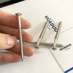 24 adet/torba Çelik Kapı Menteşe Vidaları Gümüş Nikel Kaplama Ahşap Vidaları 9 X 3 İnç Sunta Phillips Kendinden Kılavuzlu Vida Üreticisi - Product Image 1