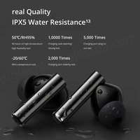 Audífonos Intrauditivos Realme Buds Air 5 Pro TWS con Cancelación Activa de Ruido de 50dB, Indicador LED de Batería y Baja Latencia para Juegos