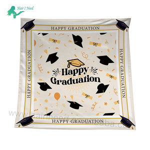 Sciarpa Scolastica Personalizzata con Logo Stampato, Sciarpa da Calcio <span class=keywords><strong>Old</strong></span> School in Raso Setoso, Sciarpe per Mardi Gras Personalizzate - Product Image 3