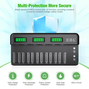 EBL Batteries Charger Aa <strong>Aaa</strong> Smart Rechargeable Battery Charger - Product Image 3