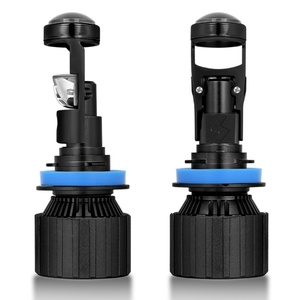 Ampoules de phare LED à lentille de projecteur H4 A80 Faros Focos Led Faros H4 H11 9005 H7 Phare de projecteur LED pour voiture Ampoule de moto H4 - Product Image 2