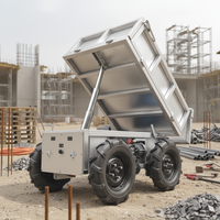 Camion à benne basculante électrique à 4 roues télécommandé pour la construction et l'agriculture - Fonction de déchargement automatique