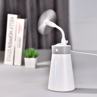 Mini Lampe Humidificateur Brume d'Air Ultrasonique Ventilateur Frais Chambre Maison Usb Humidificateur Portable
