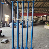 Étaiement temporaire en acier galvanisé télescopique, support de soutènement robuste pour la construction de structures de bâtiment