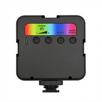 Lumière de remplissage de poche pour photographie RGB 5W, 20 pièces, température de couleur réglable 2500-7000K, pliable, étanche pour studio vidéo
