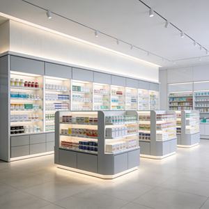 Vitrina de Medicamentos con Cerradura y Estantes de Exhibición con Maqueta 3D para Clínica o Tienda - Product Image 3