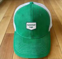 Topi Richardson 112 Polos Berbahan Jaring Sporty 100% Katun Unisex Model Trucker 6-Panel dengan Hasil Cuci dan Logo Custom Printing