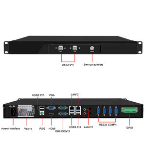 BKHD 1U IPC Intel Core I3-6100 i5-6400 <span class=keywords><strong>i7</strong></span>-<span class=keywords><strong>6700</strong></span> i3-9100 i5-9400 <span class=keywords><strong>i7</strong></span>-9700 I3-12100 I5-12400 <span class=keywords><strong>I7</strong></span>-12700 H310P H610P <span class=keywords><strong>Chipset</strong></span> GPIO - Product Image 3