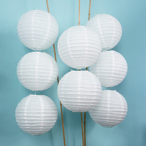 Palmy boule de <span class=keywords><strong>papier</strong></span> chinois <span class=keywords><strong>Lampion</strong></span> suspendu lanternes en <span class=keywords><strong>papier</strong></span> de décoration de mariage blanc - Product Image 1