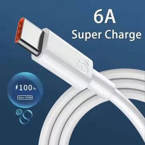 6A USB C TO Type C สาย88W supercharge 1เมตรชาร์จเร็วสำหรับ Huawei pura 70 P60 Pro Mate60 ZTE 40 - Product Image 3