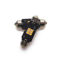 Luz Led Interior para coche, 31mm, 36mm, 39mm, 41mm, C5W, luz LED de señal, Bombilla Canbus, luz de lectura, lámpara de matrícula, blanco cálido