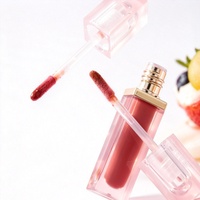 Gloss à lèvres liquide mat crémeux, imperméable, longue tenue, teinte pigmentée, lèvres veloutées, maquillage naturel pour les lèvres au quotidien