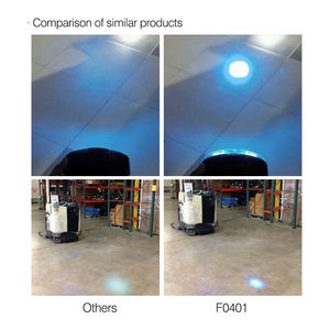 ไฟเตือน LED สำหรับรถยกสีแดง/น้ำเงิน/เขียวพื้นที่อันตรายไฟเตือนความปลอดภัยแบบเส้นตรง6W - Product Image 4