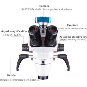 איכות חם של הדמיה hd HD מיקוד דנטלי, הוביל מיקרוסקופ כירורגי לאבחון אוראלי - Product Image 5