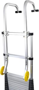 Support de fixation robuste pour échelle de toit avec roue, en aluminium, pour échelle de sécurité - Vente en gros - Product Image 4
