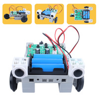 Maker Education Kit de robot programmable STEM DIY Kit de voiture de jouet d'assemblage Le go pour enfants