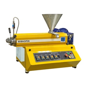 <strong>Small</strong> Benchtop Twin Screw <strong>Extruder</strong> for PP &amp; PE <strong>Plastic</strong> PLC Control with Motor As Core Component for Film Application - Product Image 2