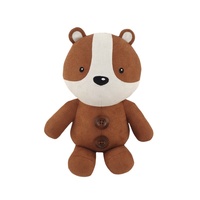 Jouets en peluche chèvre chantante de haute qualité Shanghai ODM OEM 2024, série boutons, animaux en peluche en coton doux PP, cadeau de fête pour enfants