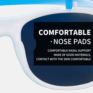 Occhiali da sole Flip <span class=keywords><strong>Up</strong></span> personalizzati economici occhiali da sole a tesa con personalizzazione della fabbrica della visiera parasole anti-uv - Product Image 5