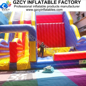 Château gonflable commercial avec mur d'escalade et toboggan combinés, jeu interactif pour enfants avec escalade et glisse pour événements - Product Image 5