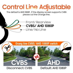 <span class=keywords><strong>Camera</strong></span> lùi ô tô <span class=keywords><strong>AHD</strong></span> 1080p có đường dẫn hướng động, chống nước, tầm nhìn ban đêm, <span class=keywords><strong>12V</strong></span> - Product Image 4