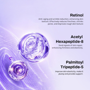 Mascarilla Facial Antiarrugas con Retinol y Péptidos de Marca Privada OEM, Reduce las Líneas Finas, Reafirma la Piel, Levanta los Contornos, Cuidado Facial Antienvejecimiento - Product Image 5