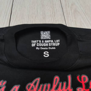 New THAT'S a AWFUL LOT of COUGH SYRUP T-<b>shirts</b> Hot Brand Designer Scannable Classic Print Top Quality Short Sleeved <b>for</b> <b>Men</b> - Product Image 4