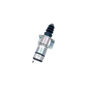 Solenóide de parada 12V 1502-12C2U2B2S1 SA3405T-12 para Woodward Syncro-Start Lister Petter com 2 terminais peças sobressalentes de motor diesel