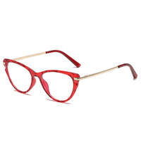 Lunettes de lecture graduées Tr90, montures optiques de marque, fabricant de lunettes, lunettes optiques pour hommes, verres transparents bloquant la lumière bleue, lunettes optiques œil de chat