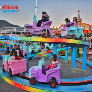 Công viên giải trí manege Rides Kid trò chơi theo dõi tàu lượn siêu tốc mini đưa đón - Product Image 6