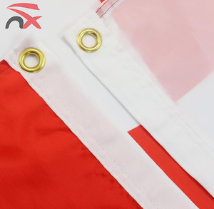 <span class=keywords><strong>Bandera</strong></span> Nacional de <span class=keywords><strong>Groenlandia</strong></span> de Poliéster de 90*150cm para Exteriores, Precio de Fábrica, para Celebrar Eventos Deportivos - Product Image 6