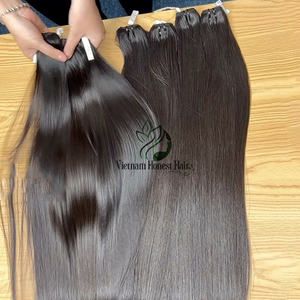 Cheveux vierges vietnamiens crus de qualité supérieure non transformés 100% extensions de cheveux droits doublement étirés humains - Product Image 3