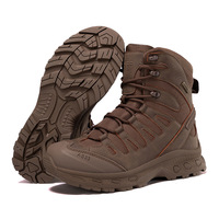 Chaussures de Randonnée Hautes Tactiques d'Extérieur pour Hommes Bottes du Désert Antidérapantes Résistantes à l'Abrasion pour l'Hiver Quatre Saisons