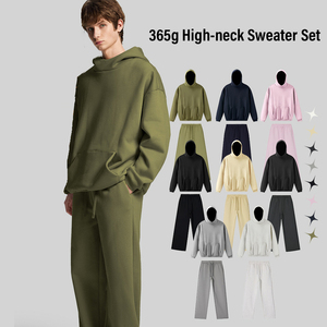 Fabricants de sweats à capuche, sweats à capuche et sweat-shirts personnalisés pour hommes pour un usage <span class=keywords><strong>d</strong></span>écontracté, ensemble de vêtements à col montant pour hommes, ensembles pour hommes - Product Image 1