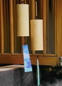 Eco-friendly Solid Bamboo Wind <b>Chime</b> Meditation Sound Healing Wind <b>Bell</b> Indoor Outdoor Garden Patio Hanging Crafts Decor - Product Image 4
