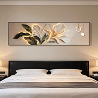 Affiches et impressions modernes abstraites de géométrie solide, tableaux de chevet de luxe en porcelaine cristalline à motif floral, décoration intérieure, art mural en verre