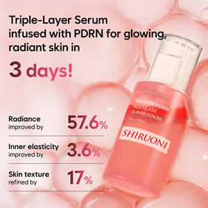 Aangepaste drielaagse Niacinamide Zalm DNA PDRN Anti-verouderings serum met poriënverkleining, whitening en olieparels microcapsules gezichtsessence - Product Image 5