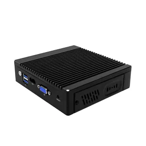 Komputer Router DC12V 4 LAN DDR3L 2 USB Celeron J3160 6GHZ quad core cpu mini industri pc