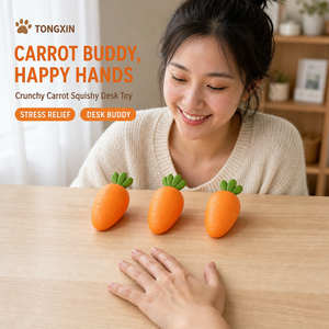 TONGXIN ขายส่งของเล่นบีบแครอท ของเล่นบีบแครอท ลูกบอลบีบแครอท ของเล่นบีบ<span class=keywords><strong>ผัก</strong></span> ชุดขายส่งจำนวนมาก จัดส่งโดยตรง<span class=keywords><strong>จาก</strong></span>โรงงาน - Product Image 4