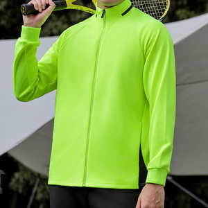 Zipper Up Soft Shell Trackpants 2 Piece Set Men With Piping Elastic Cuffs Unisex Nylon Windbreaker - Product Image 5