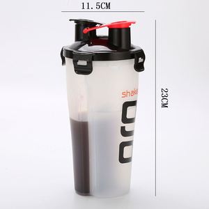 <span class=keywords><strong>shaker</strong></span> al por mayor de la botella de bebida de agua de plástico botella de deporte botella de bebida con logotipo personalizado - Product Image 4
