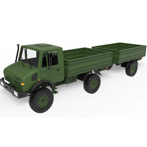 LDRC LD-P06 1/12 2,4G RWD RC Auto Unimog 435 U1300 Militär-Kletterfahrzeug Vollproportionales Fahrzeugmodell Spielzeug vs. <span class=keywords><strong>WPL</strong></span> <span class=keywords><strong>D12</strong></span> - Product Image 4
