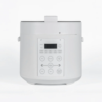 Cuisinière électrique à pression intelligente 14-en-1 en acier inoxydable avec double pot antiadhésif, écran LED, appareil de cuisine multifonction