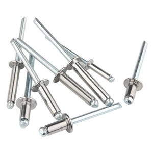 Rivets à tête plate galvanisés de haute qualité SS 304 solides ronds toutes les tailles <span class=keywords><strong>Pop</strong></span> aluminium Double rivets à noyau ouvert grand <span class=keywords><strong>Rivet</strong></span> à tête plate - Product Image 4