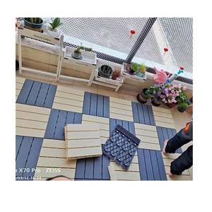 Azulejos de cubierta de plástico Azulejo de cubierta de grano de madera de plástico - Product Image 2