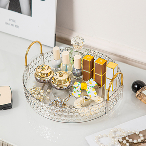 Sự lựa chọn vui vẻ nhiều lớp xoay xếp chồng lên nhau lưu trữ mỹ phẩm giá Kim Cương cạnh lưu trữ giá cho nhiều cảnh sử dụng - Product Image 2