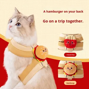 <span class=keywords><strong>Harnais</strong></span> anti-rupture à la mode <span class=keywords><strong>pour</strong></span> <span class=keywords><strong>chat</strong></span> avec fermeture à bouton <span class=keywords><strong>pour</strong></span> une utilisation en extérieur sur les chatons chats adultes chiots - Product Image 5